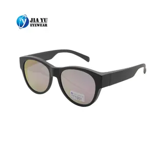 China Unisex Fit Over Glasses Sunglasses Recycled Plastic Custom Sunglasses